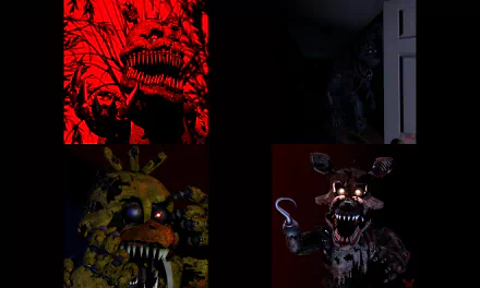 Nightmare Freddy (Five Nights at Freddy's) Nightmare Foxy (Five Nights at Freddy's) video game Five Nights at Freddy's 4 Five Nights at Freddy's HD Desktop Wallpaper | Background Image