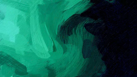  Green Abstract Painting