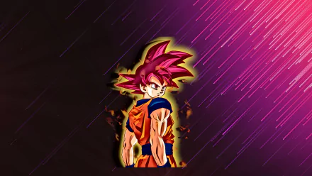 Goku Super Saiyan God HD Desktop Wallpaper | Background Image
