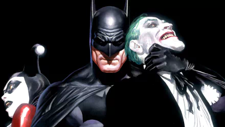  Batman, Joker &amp; Harley