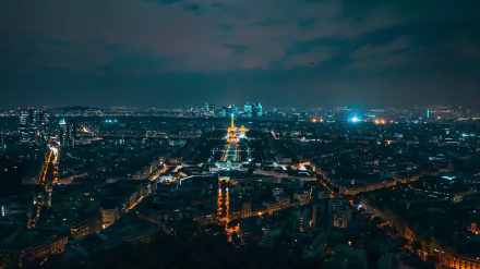 Paris night HD Desktop Wallpaper | Background Image