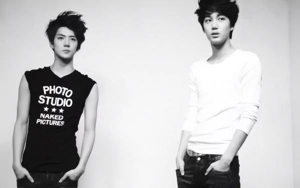  KAI (and LUHAN) [Wallpaper 9] | EXO - MAMA (Photoshoot; 4K UPSCALE)