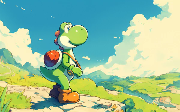 Yoshi Adventure HD Wallpaper by patrika