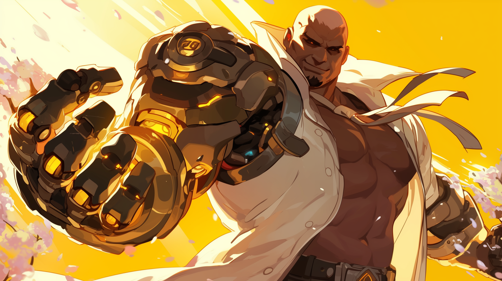 Giga Chad Doomfist: Epic Overwatch HD Wallpaper by patrika