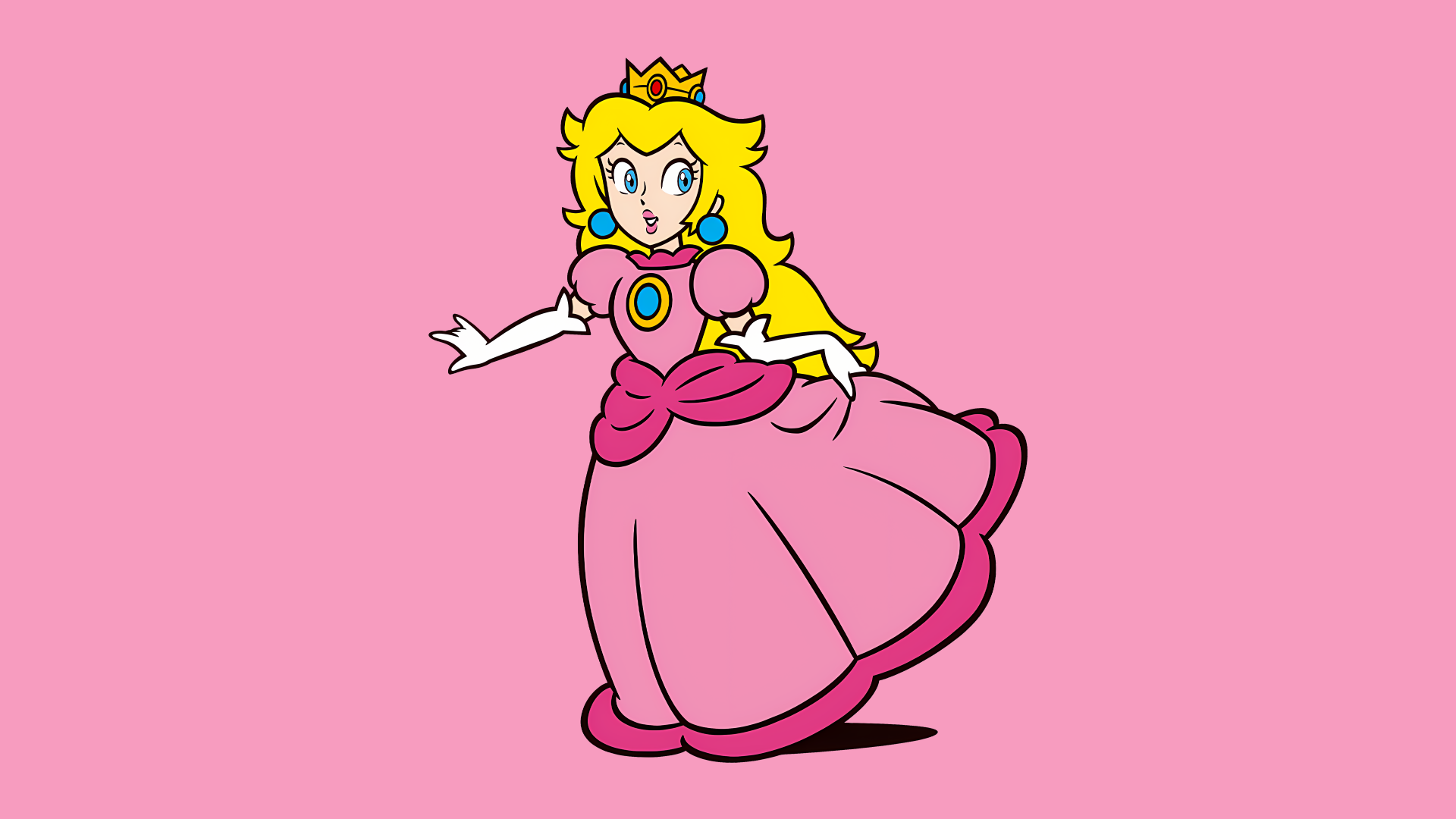 Download Princess Peach 4k Ultra HD Wallpaper
