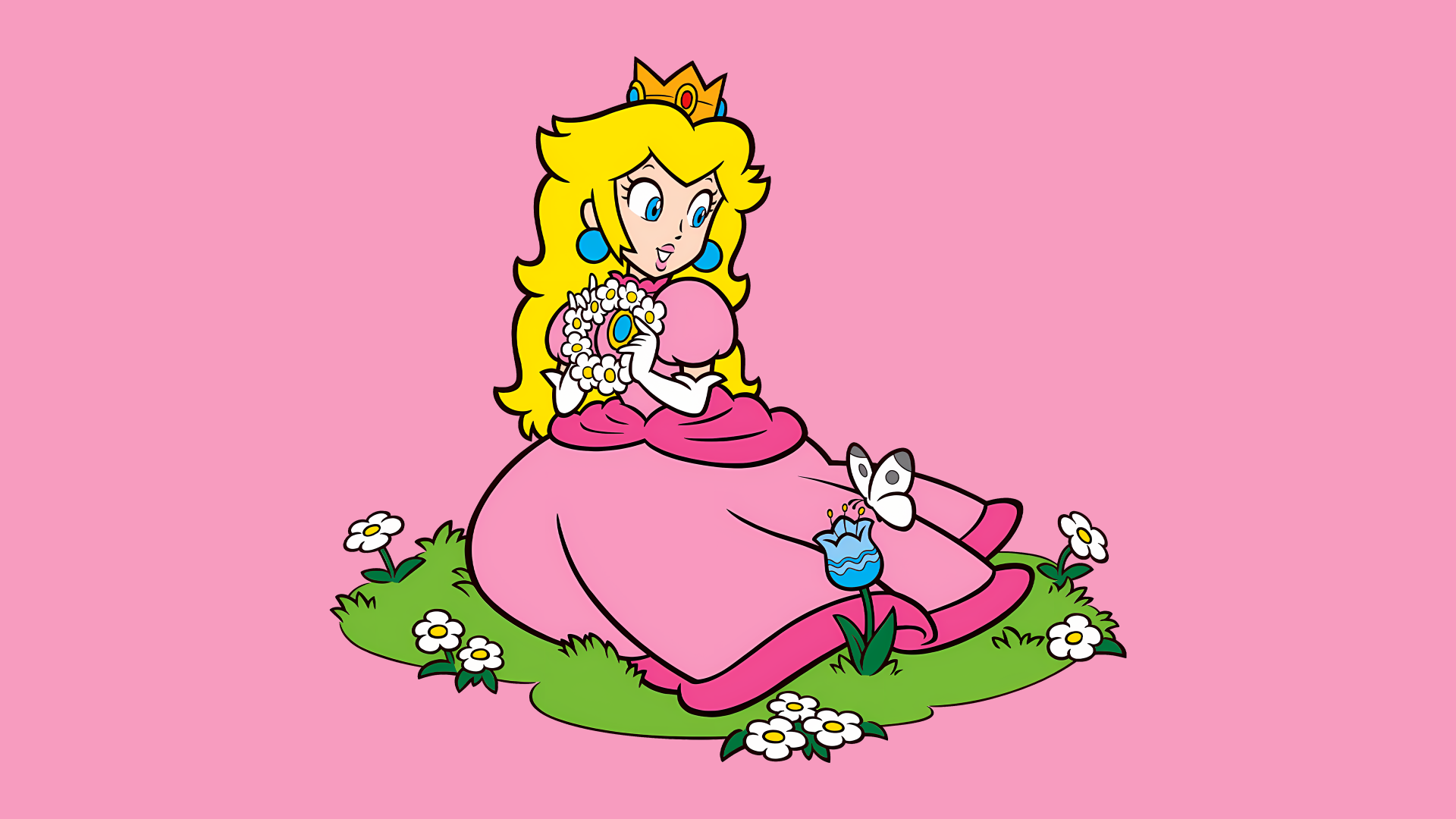 Download Princess Peach 4k Ultra HD Wallpaper
