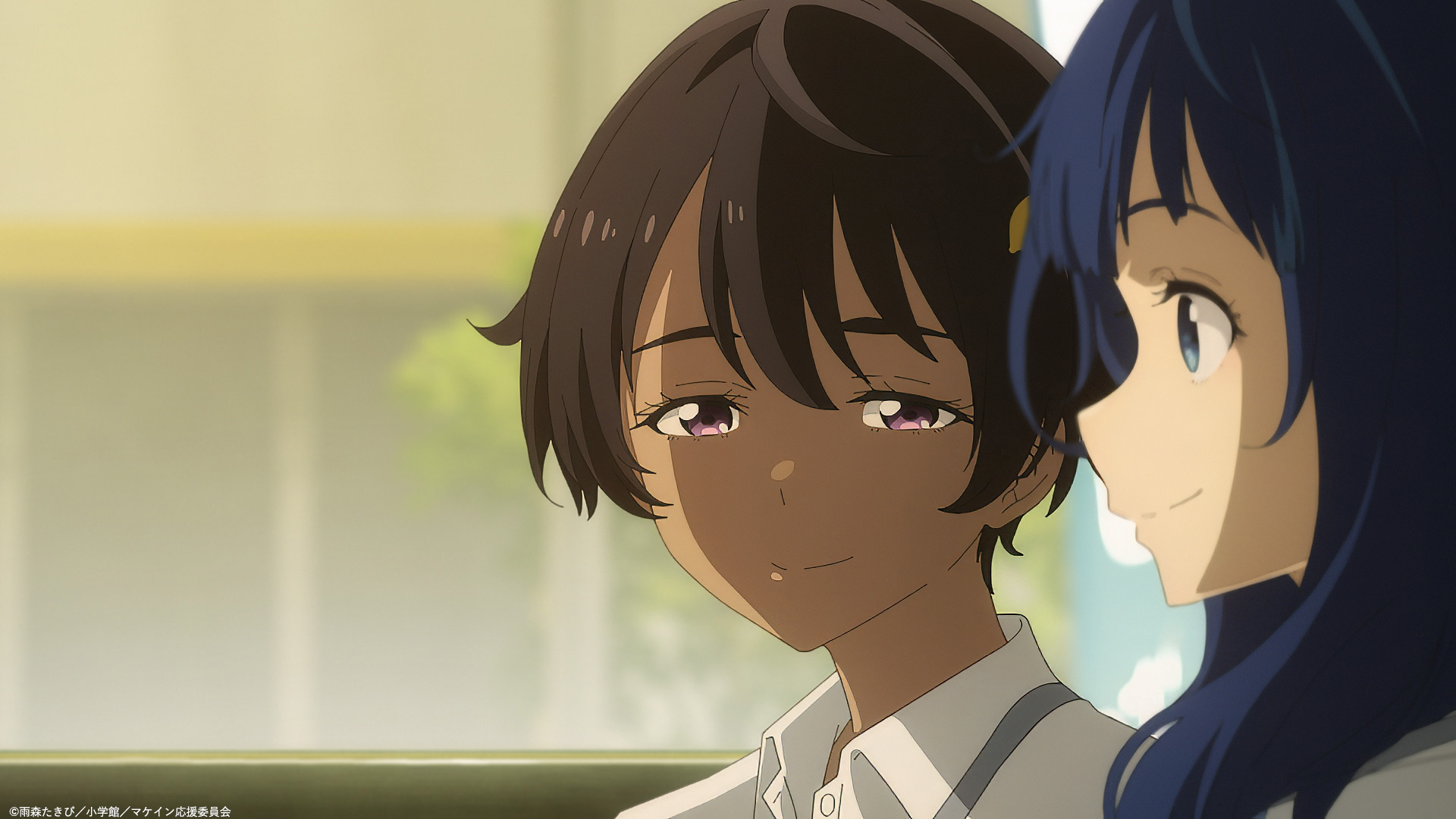 A vibrant HD desktop wallpaper featuring characters Lemon Yakishio and Anna Yanami from the anime Too Many Losing Heroines! in a warm, engaging moment.