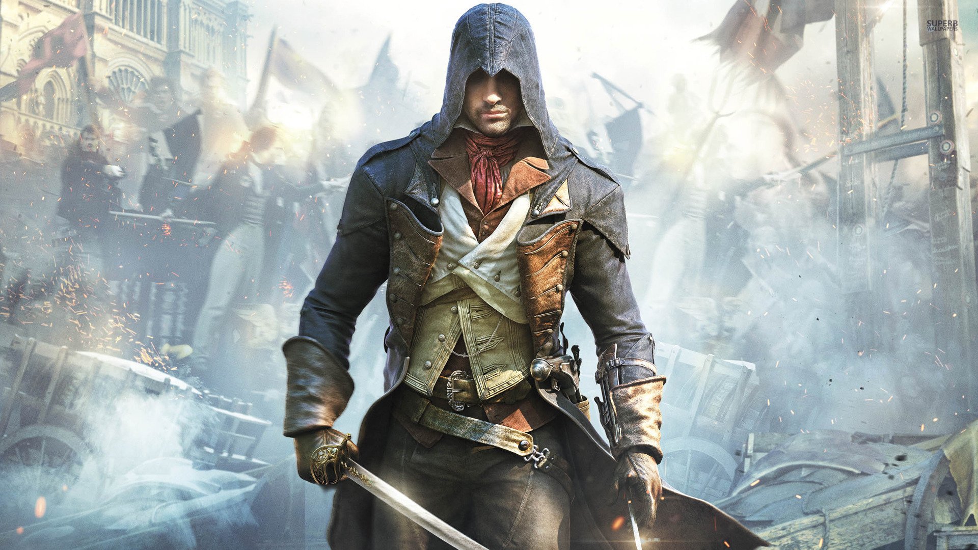 Download Assassin's Creed: Unity Arno Dorian Ubisoft HD Wallpaper