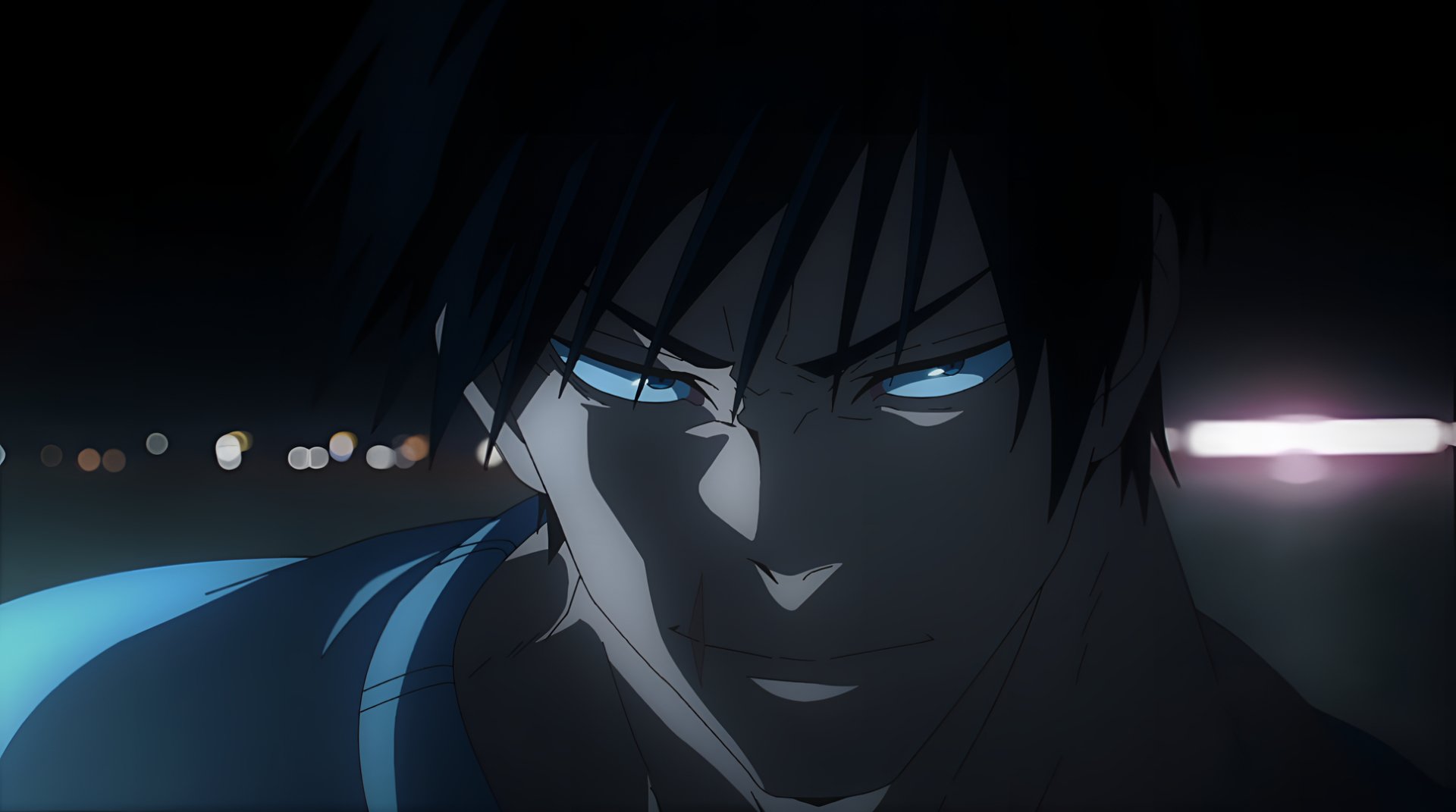 HD wallpaper featuring Toji Fushiguro from the anime Jujutsu Kaisen, showcasing dynamic visuals and vibrant colors for fans of the series.