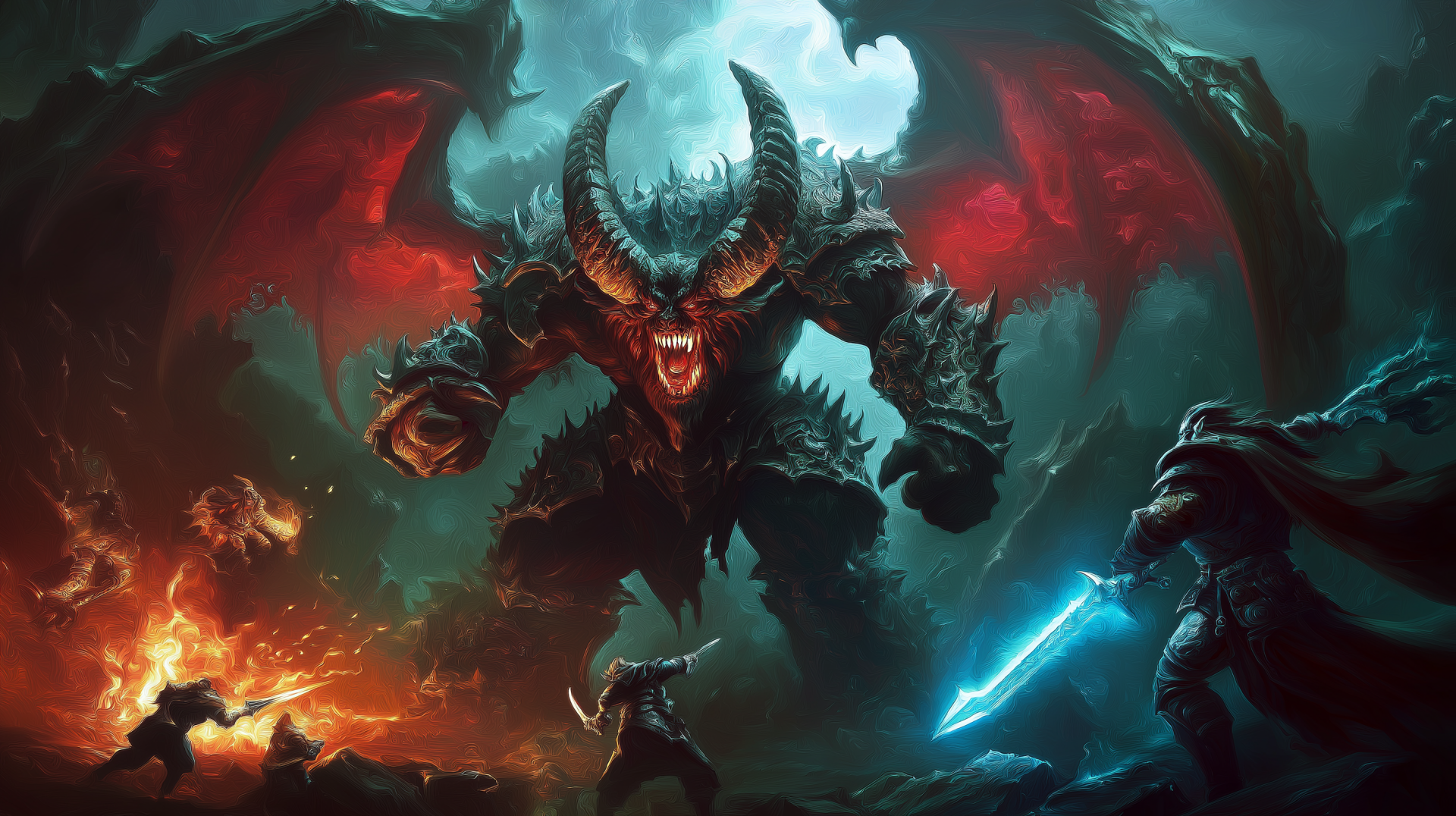 Download Diablo Fan Art HD Wallpaper by michaldunaj