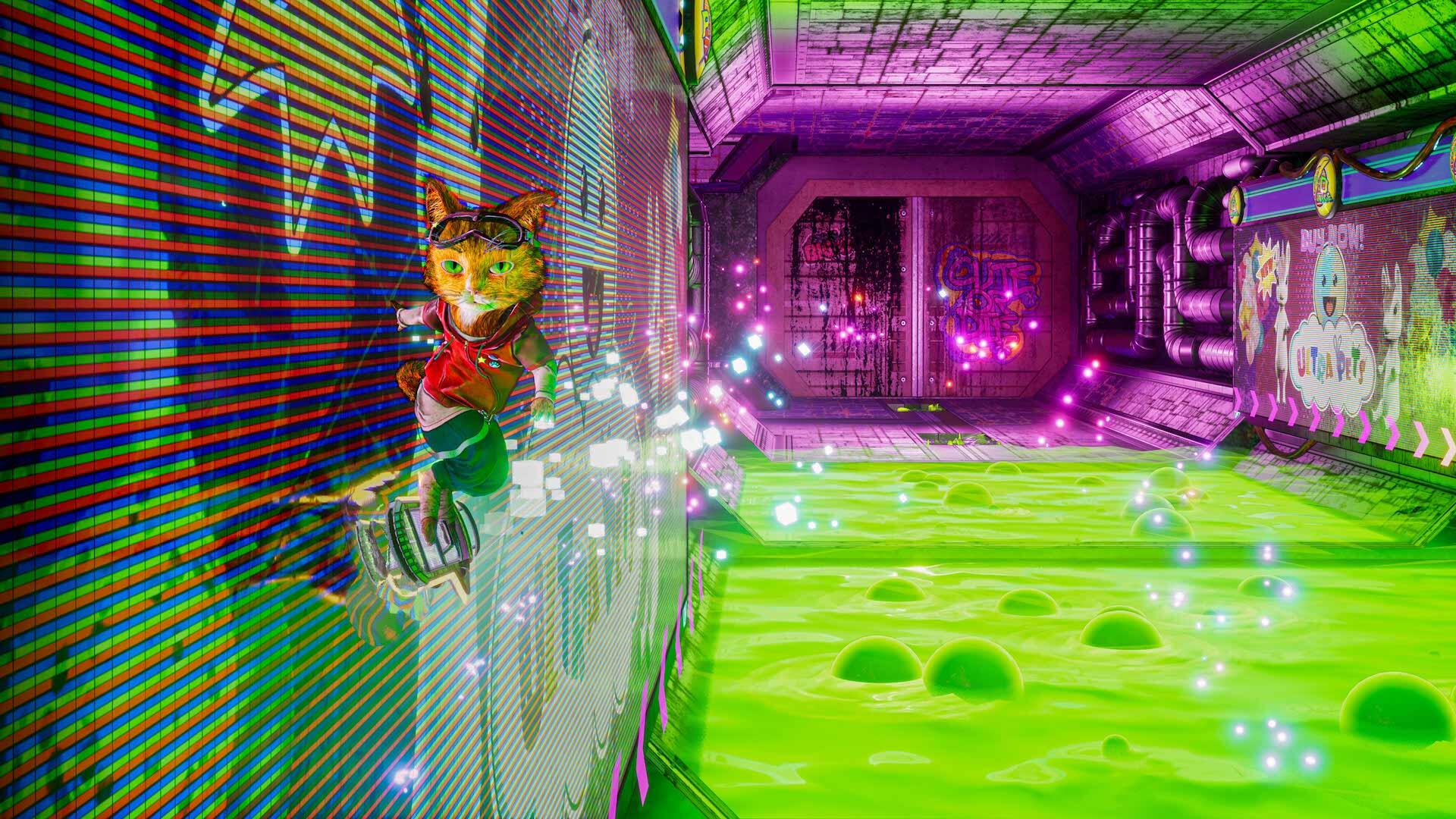 HD desktop wallpaper featuring vibrant visuals from the video game Gori: Cuddly Carnage, showcasing its unique art style and playful design.