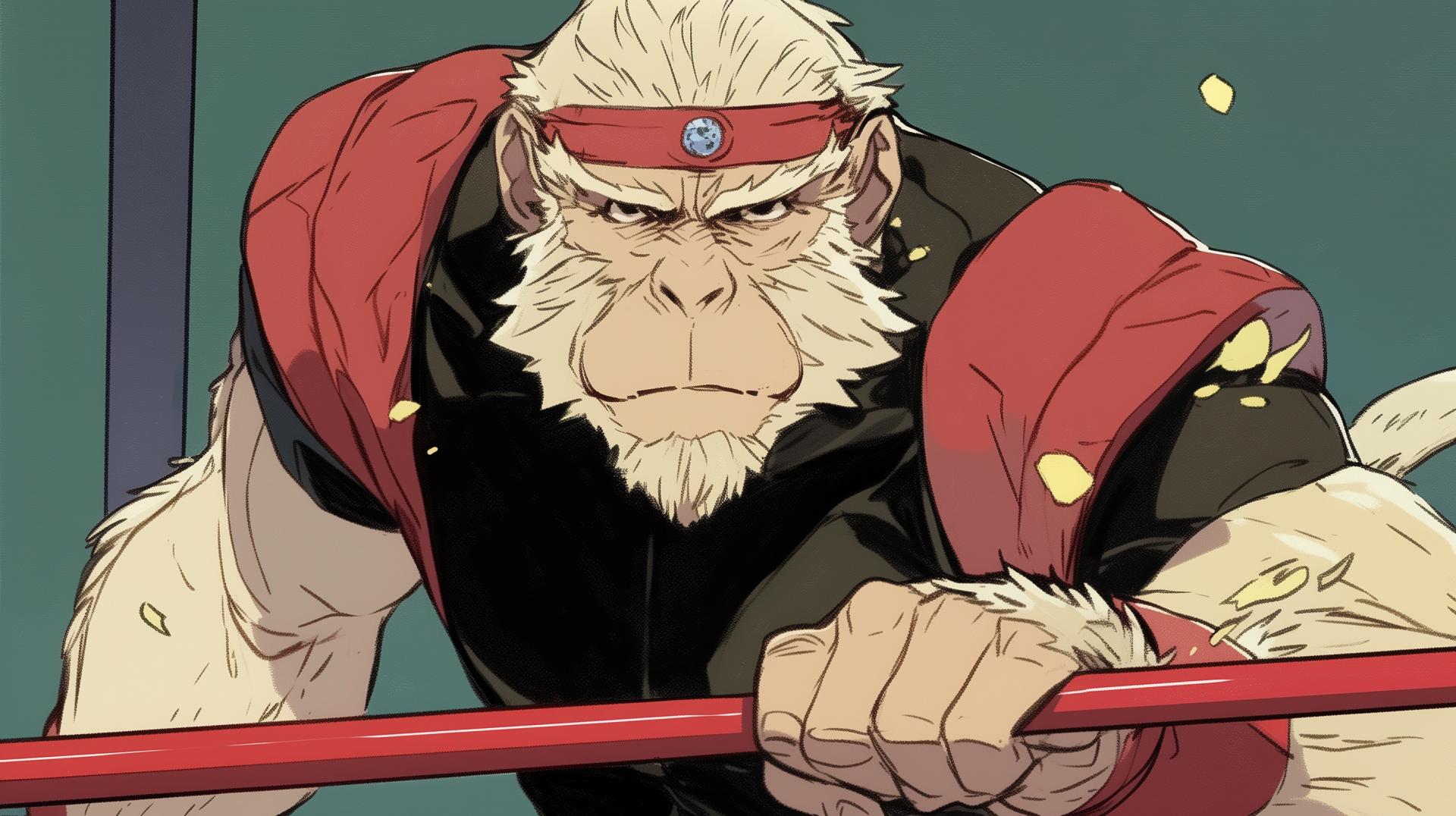 HD desktop wallpaper featuring Sun Wukong, the legendary Monkey King, showcasing vibrant colors and dynamic action elements for an engaging background.