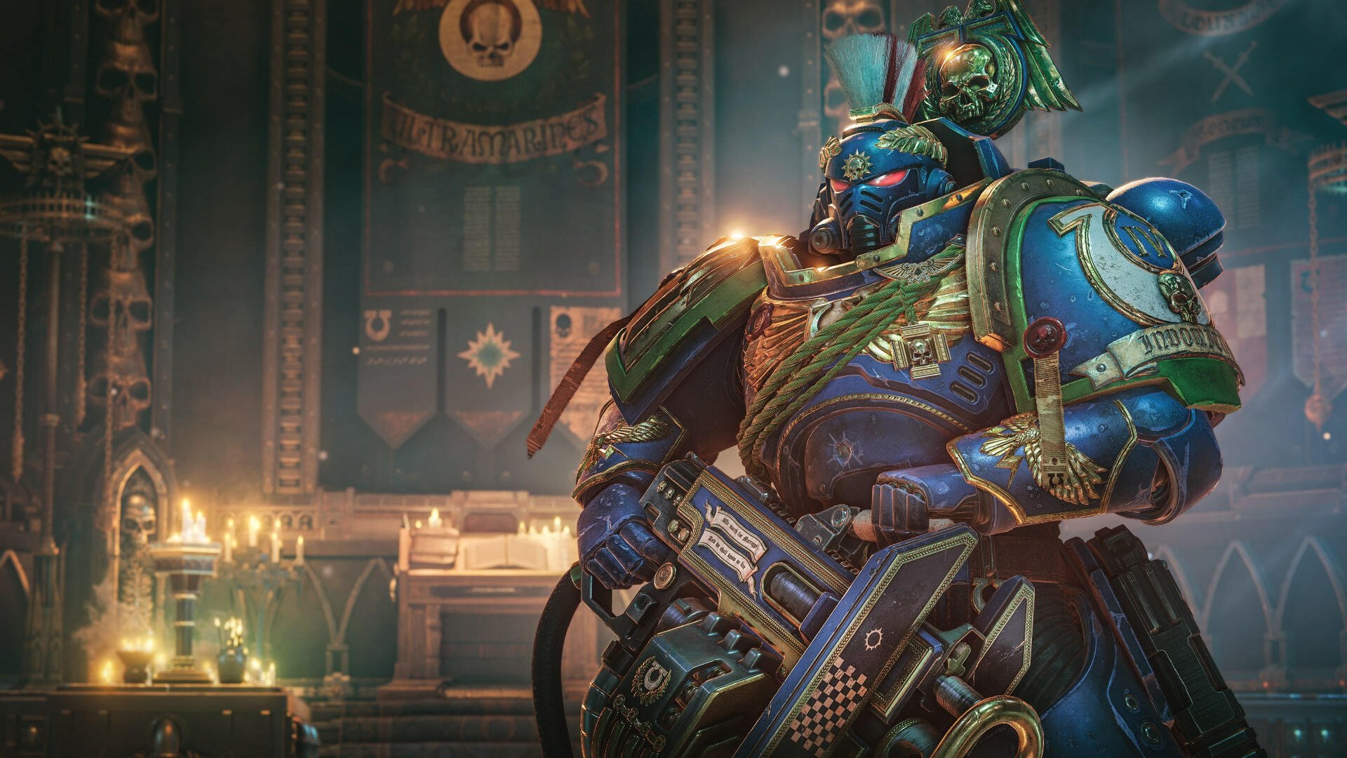 4k ultra hd wallpaper ultramarines in warhammer 40k space marine 2