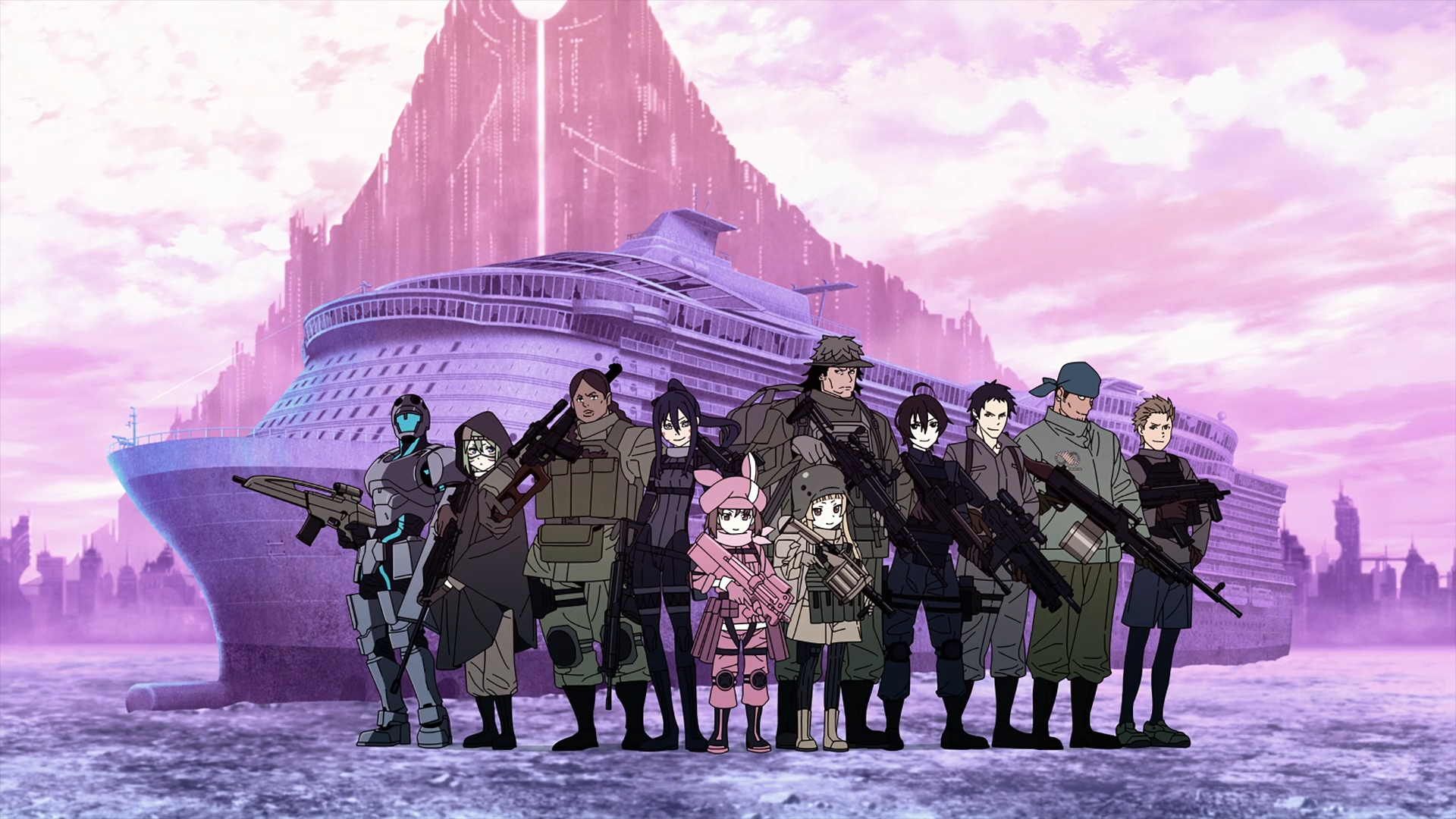 Download Anime Sword Art Online Alternative: Gun Gale Online HD Wallpaper