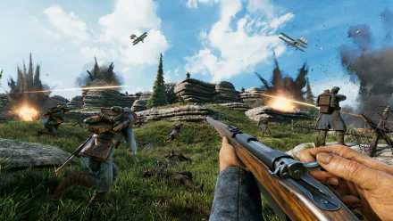 A visually striking HD desktop wallpaper from the video game Isonzo, showcasing immersive landscapes and dramatic scenes to enhance your gaming experience.