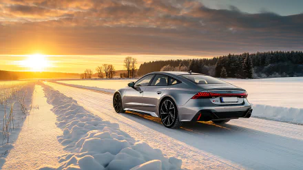 Audi RS7 winter Audi HD Desktop Wallpaper | Background Image