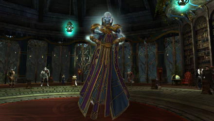 A vibrant HD desktop wallpaper featuring scenes from the Janthir Wilds in the video game Guild Wars 2, showcasing the lush, mystical landscape typical of the game.