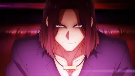 A striking HD desktop wallpaper featuring Kakeru Ryūen from Classroom of the Elite, showcasing his intense expression and distinct hairstyle in a dynamic anime style.