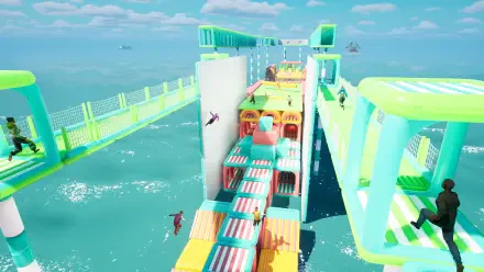 HD desktop wallpaper featuring dynamic elements from a video game, highlighting intense supermoves and action-packed visuals. A vibrant backdrop for gaming enthusiasts.