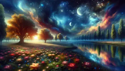 A beautiful romantic scenery featuring soft colors and serene landscapes, designed as an HD desktop wallpaper and background to enhance your digital space.