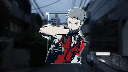 A high-definition PC desktop wallpaper featuring characters and elements from Persona 3 Reload, capturing the game's vibrant art style and dynamic atmosphere.