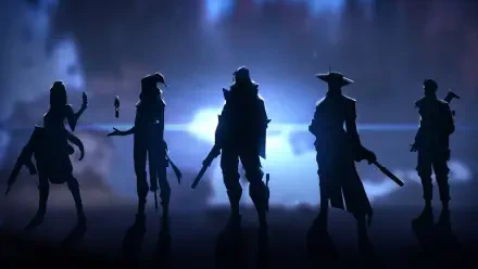 HD wallpaper featuring characters Jett, Sova, and Cypher from the video game Valorant, showcasing their dynamic designs in an engaging background.