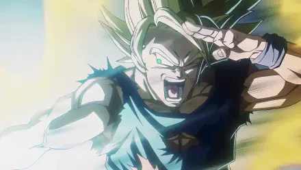 Goku from Dragon Ball DAIMA in an intense action pose, captured in a vivid 4K Ultra HD PC desktop wallpaper and background.