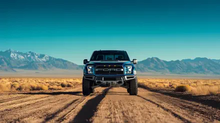 Ford Raptor desert road Ford HD Desktop Wallpaper | Background Image