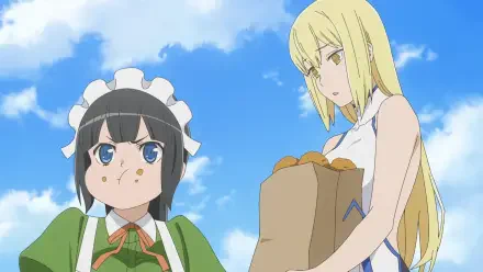  Hestia and Aiz Wallenstein