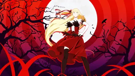 Kizumonogatari Monogatari (Series) Kiss-shot Acerola-orion Heart-under-blade anime girl HD Desktop Wallpaper | Background Image