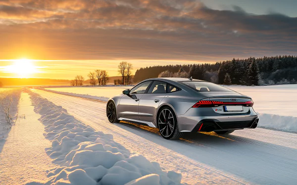 Audi RS7 winter Audi HD Desktop Wallpaper | Background Image