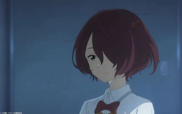 A serene HD wallpaper featuring Chika Komari from the anime Too Many Losing Heroines! showcasing her expressive gaze and distinctive hairstyle against a soft background.