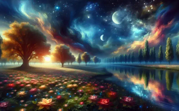 A beautiful romantic scenery featuring soft colors and serene landscapes, designed as an HD desktop wallpaper and background to enhance your digital space.