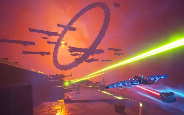 HD desktop wallpaper featuring Akimbot, designed for gamers, showcasing vibrant graphics and a dynamic video game theme.