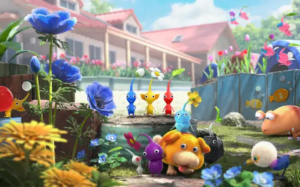Pikmin 4 HD Desktop Wallpaper | Background Image