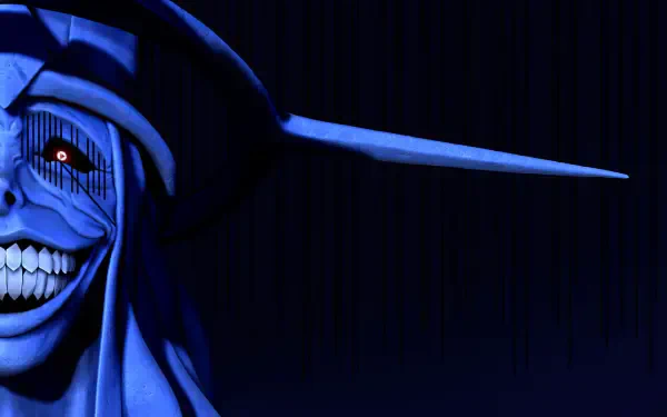A striking HD wallpaper featuring the Statue of God from the anime Solo Leveling, showcasing dynamic imagery for fans of the series.