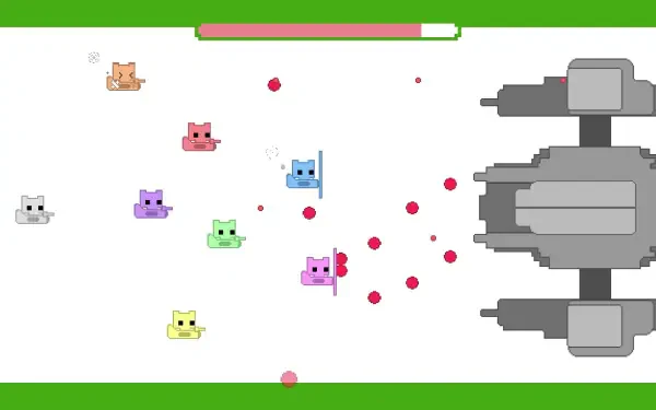 Colorful cats in various pastel shades engage in playful antics against a vibrant backdrop, showcasing gameplay from Pico Park 2. A dynamic HD PC desktop wallpaper for enthusiasts.