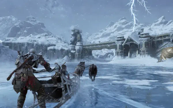 God of War: Ragnarök Kratos (God Of War) HD Desktop Wallpaper | Background Image