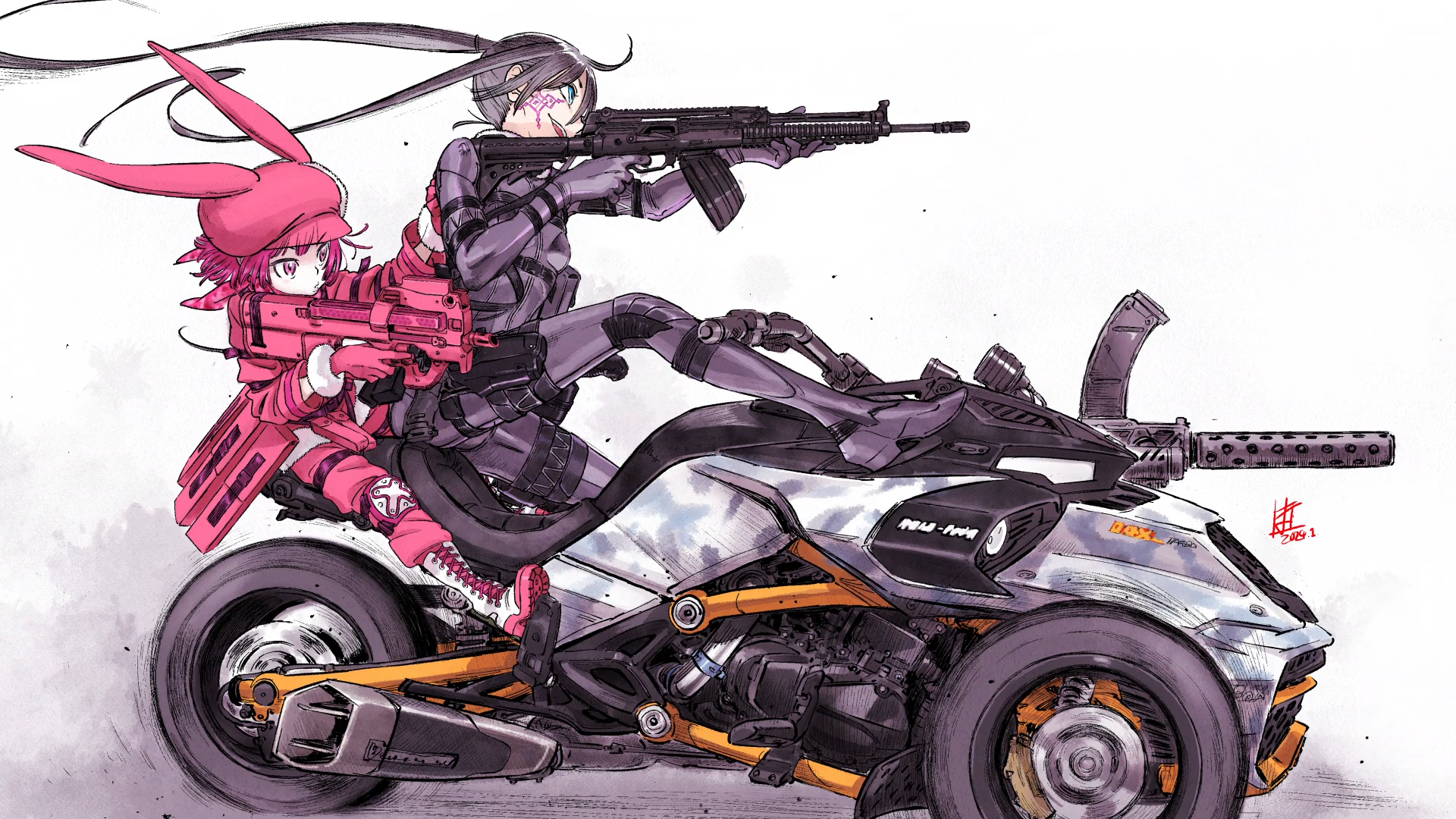 Download Anime Sword Art Online Alternative Gun Gale Online LLENN
