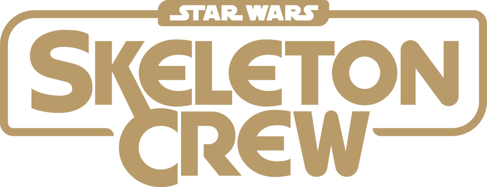 Logo for the TV show Star Wars: Skeleton Crew featured as an HD desktop wallpaper, showcasing the iconic typography and design elements of the Star Wars franchise.