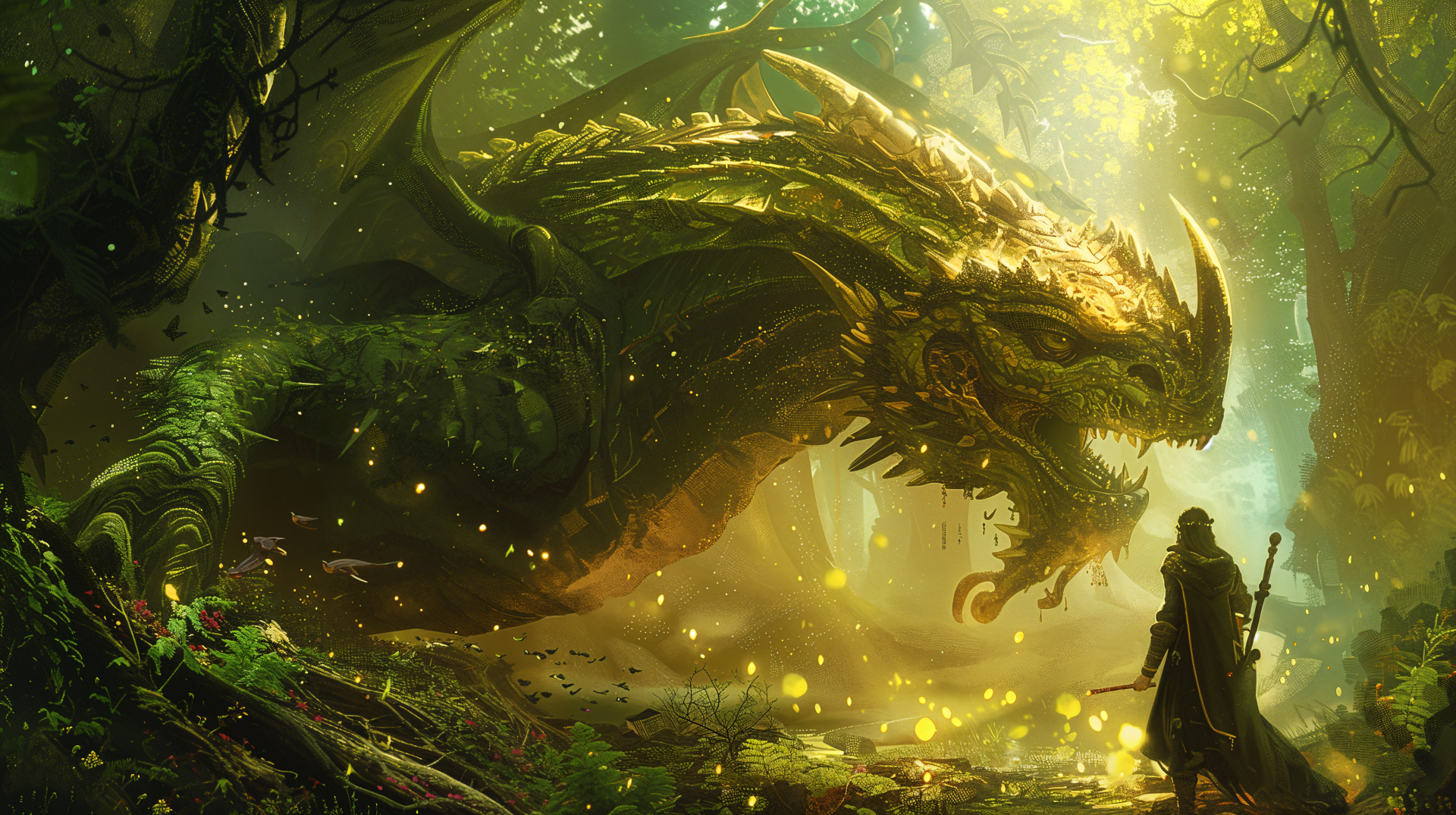 Epic Fantasy Adventure: Dragon's Lair 4K Ultra HD Wallpaper by ...