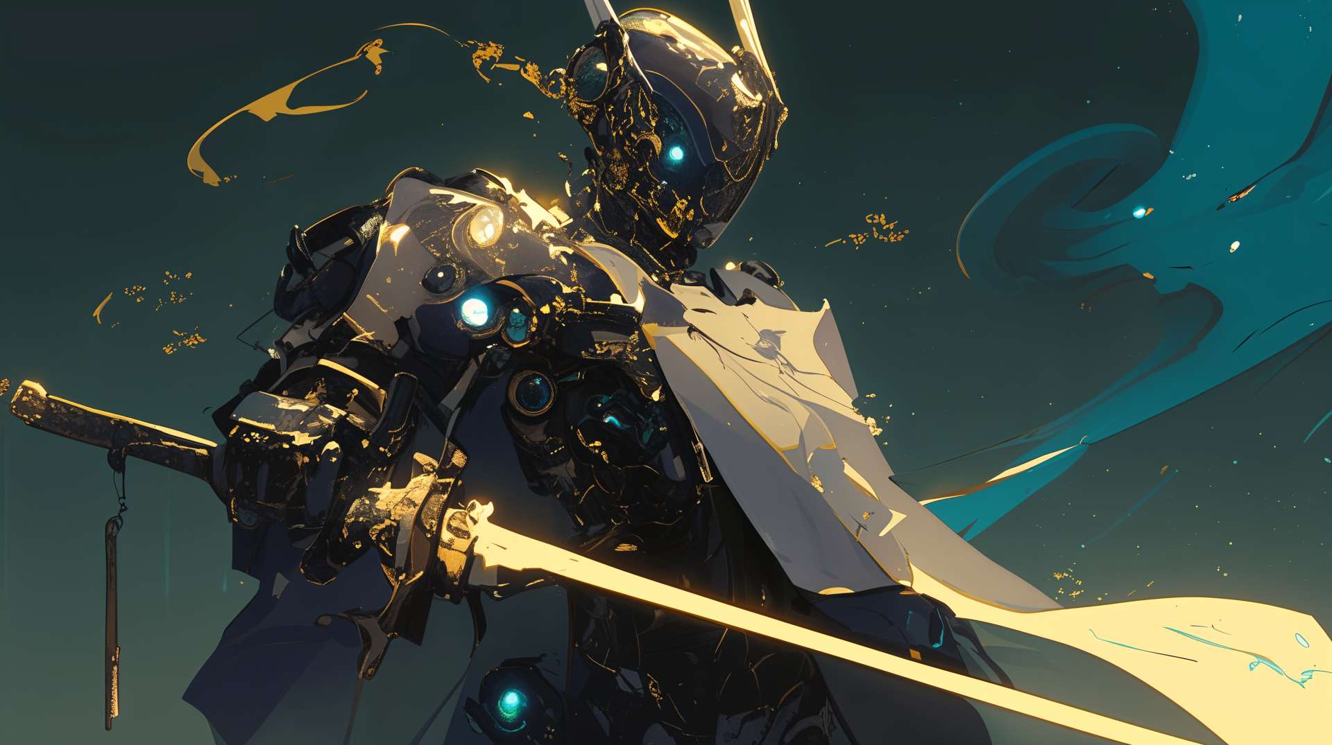 Sci-Fi Robot Knight: Stunning 4K Ultra HD Wallpaper by robokoboto ...