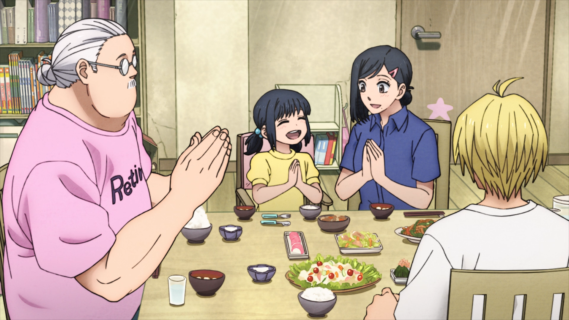 Download Anime Sakamoto Days Taro Sakamoto Aoi Sakamoto Hana Sakamoto HD Wallpaper