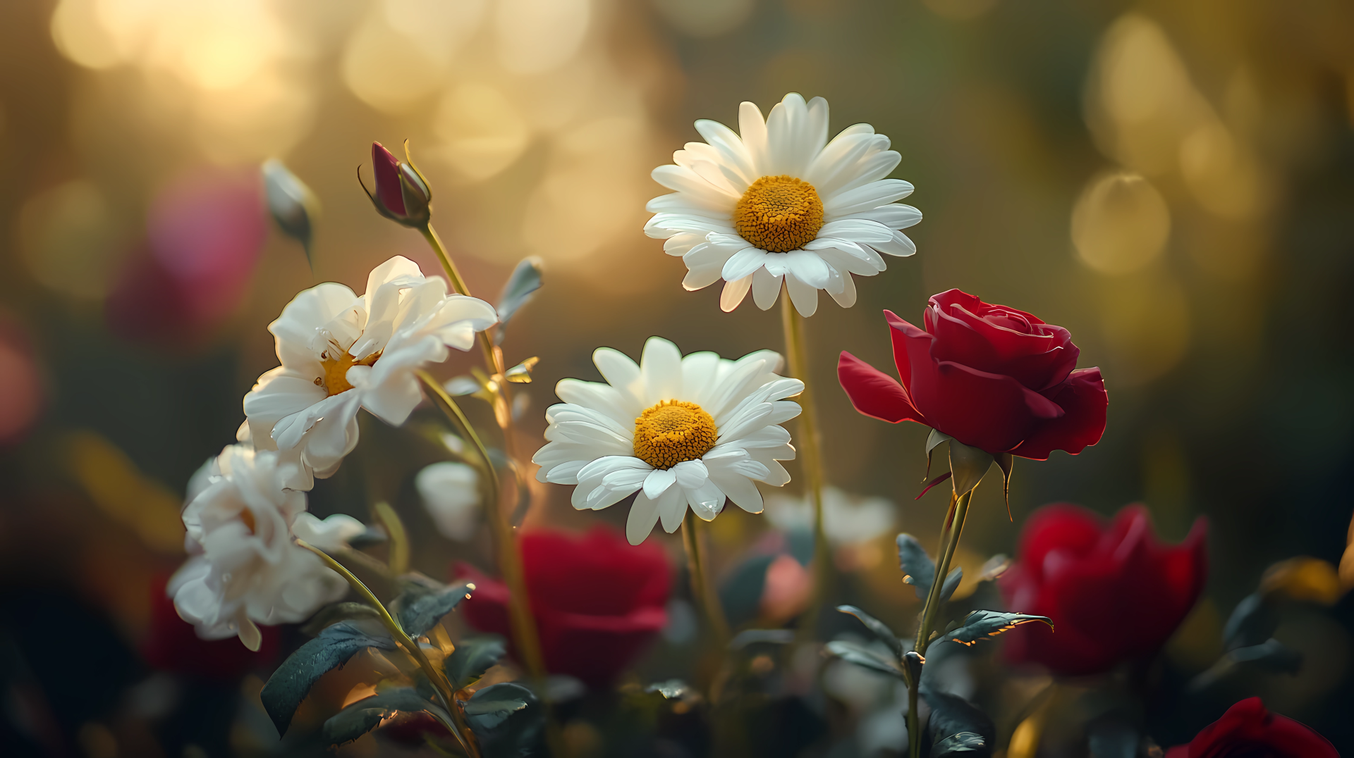 Download Flower Rose Daisy 4k Ultra HD Wallpaper by michaldunaj ...
