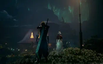 Final Fantasy VII Remake 4K Ultra HD Wallpaper: A Nighttime Adventure
