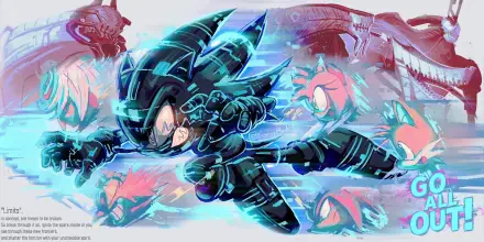Sonic the Hedgehog Sonic Frontiers Amy Rose Knuckles the Echidna HD Desktop Wallpaper | Background Image