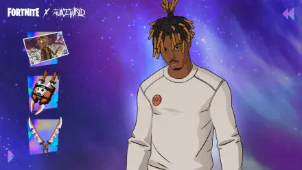 video game Fortnite Juice Wrld HD Desktop Wallpaper | Background Image