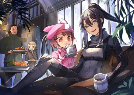 Anime Sword Art Online Alternative: Gun Gale Online HD Desktop Wallpaper | Background Image