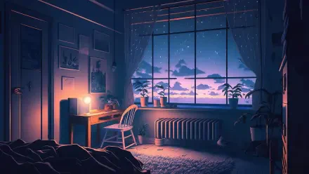 anime room HD Desktop Wallpaper | Background Image
