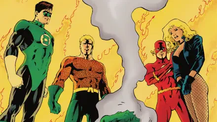 JLA: Year One Comic HD Desktop Wallpaper | Background Image